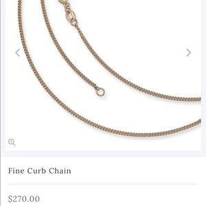 James Avery gold chain